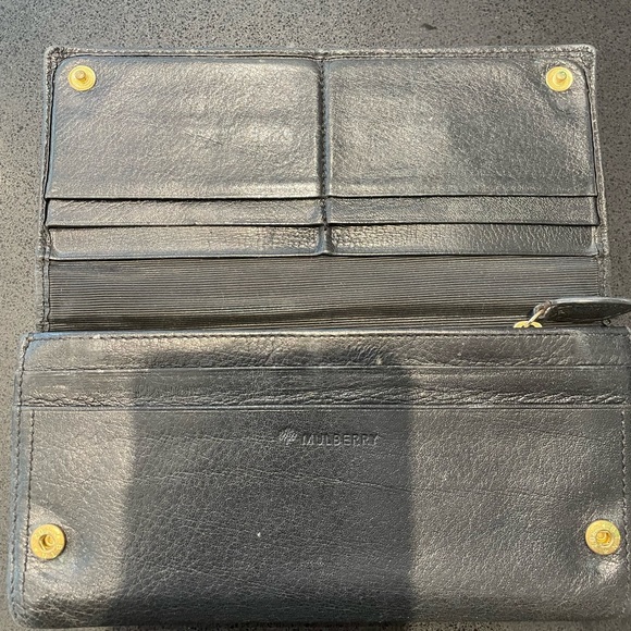 Mulberry black wallet daira smooth leather - Picture 7 of 11